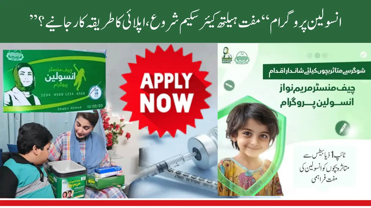 CM Punjab Insulin Program 2025 Free Insulin Access and How to Apply Know Full Details