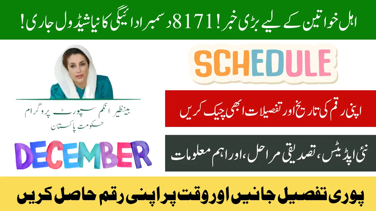 8171 December Payment Schedule – NavGuide: Exact Dates, Complete Details, and Simplified Steps