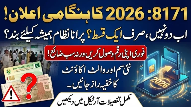 BISP 8171 Payment Location 2026 Check and Collect Your Installment Before System Change