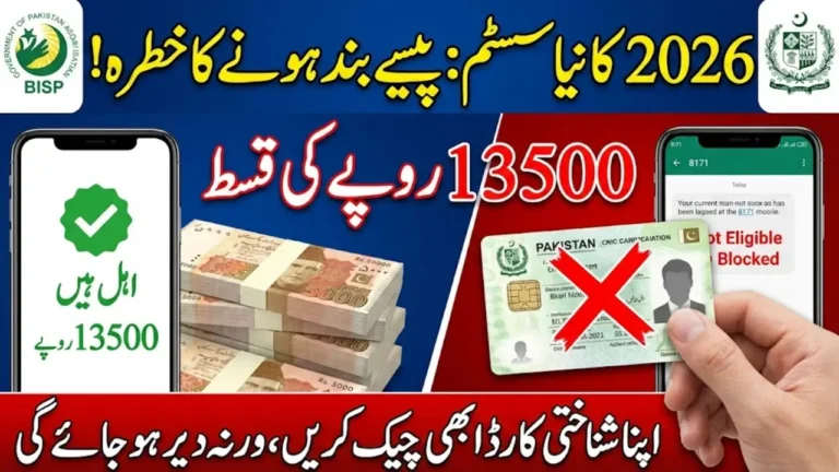 8171 CNIC Check 2026: Why One Verification Decides Your BISP Payment