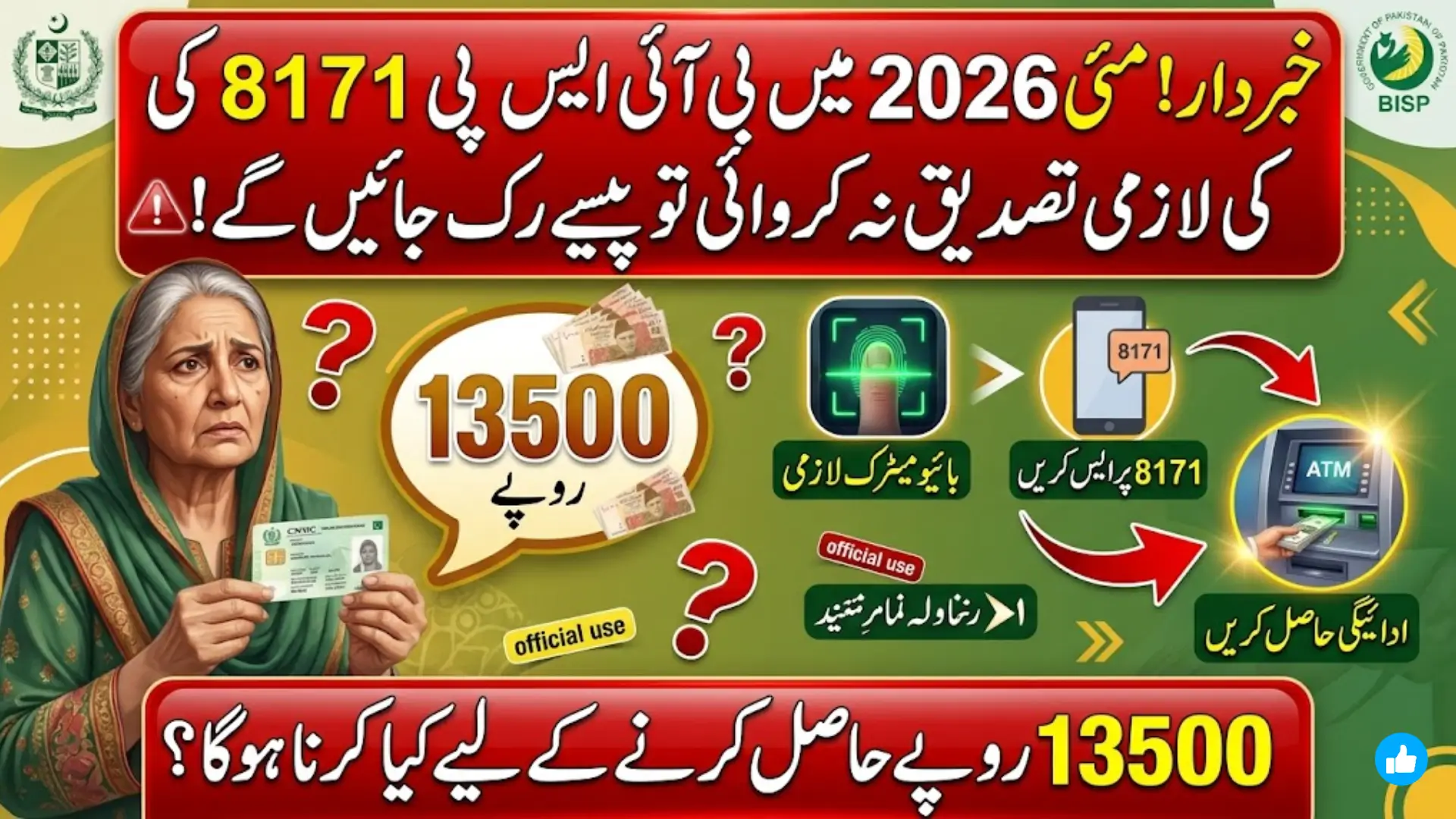 Breaking News: Only 2 Days Left to Complete BISP 8171 Verification Process, May 2026
