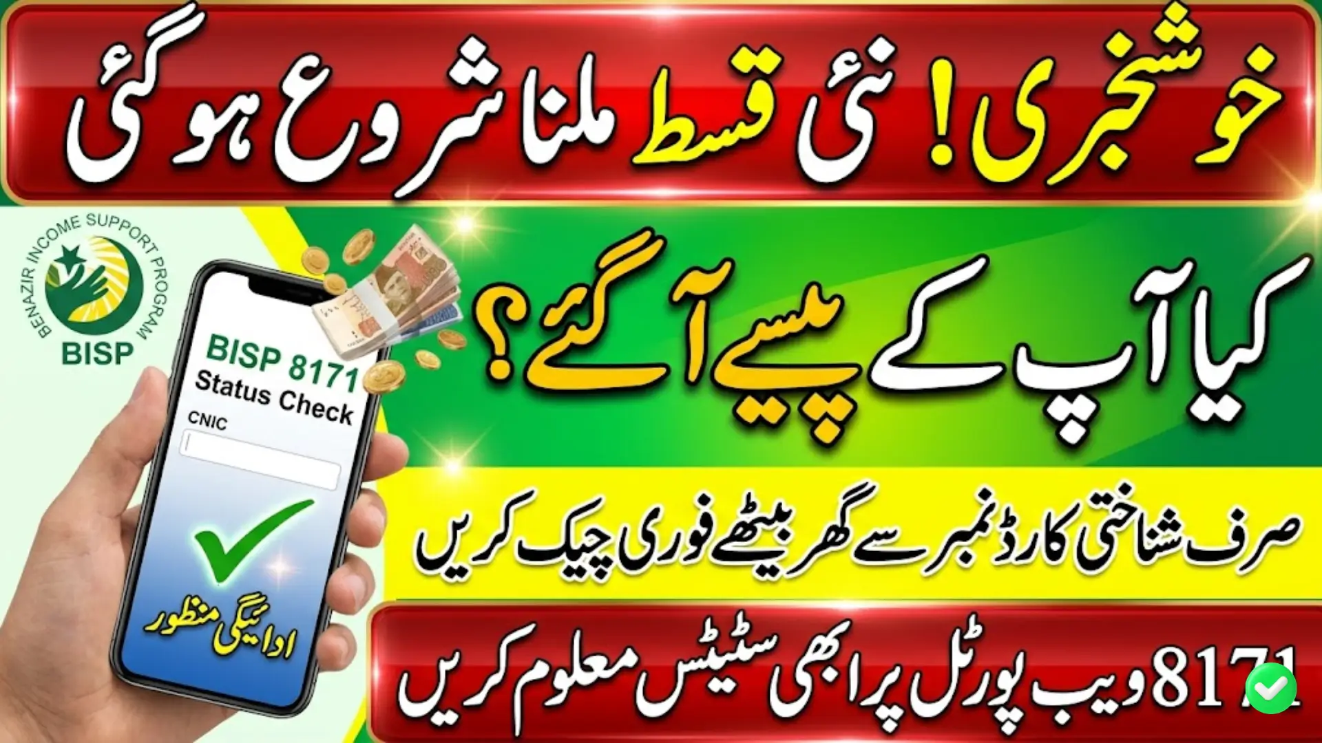 Discover BISP 8171 Payment Status Check Online Access for New Payments
