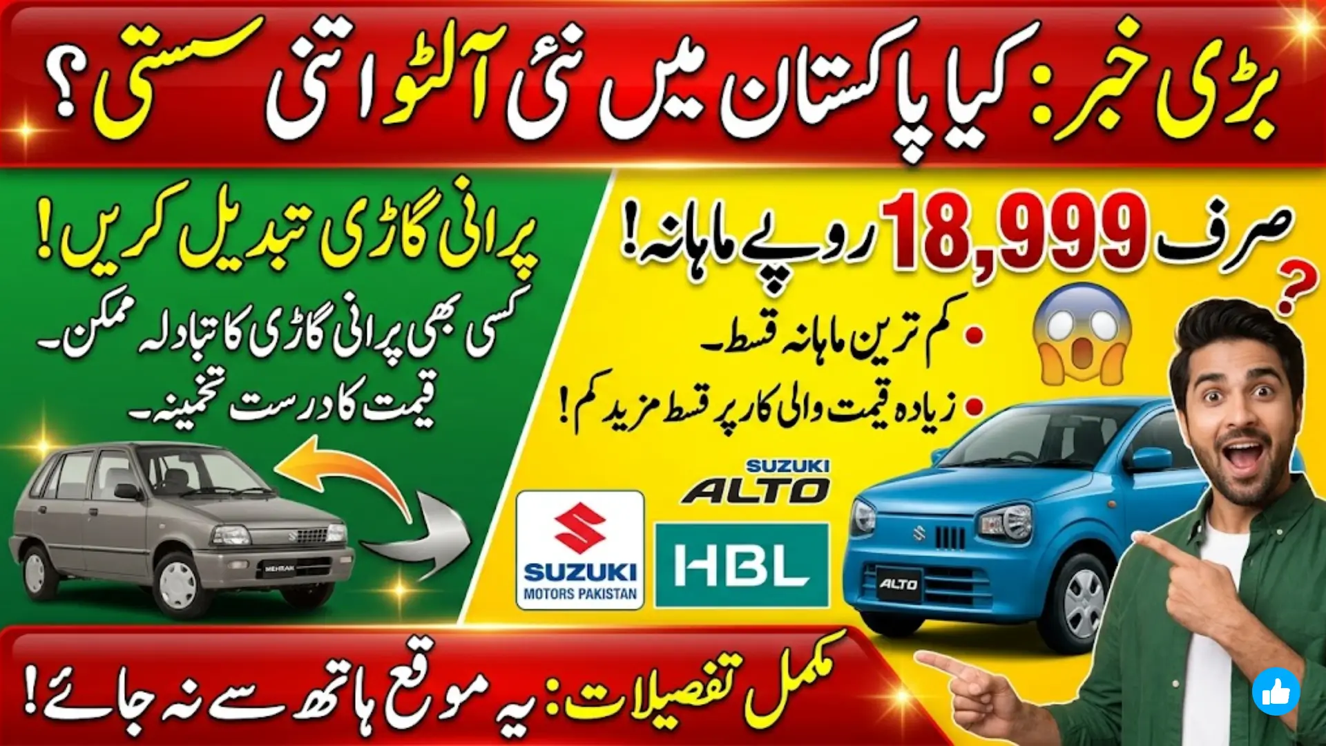 Get a Suzuki Alto Car for Just Rs. 18,999 a Month in Pakistan – Here’s How