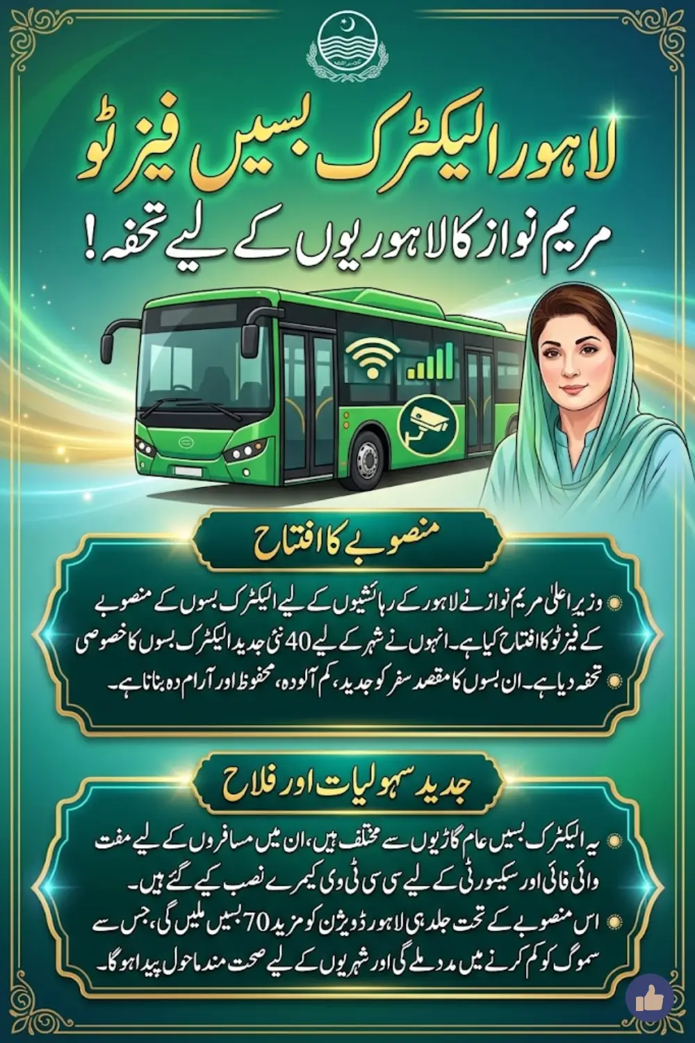 How Maryam Nawaz’s 40 Electric Buses for Lahore Will Change Daily Commutes - Wi-Fi, CCTV and the Phase Two Promise