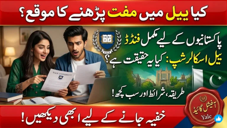 How to Secure a Fully Funded Scholarship at Yale University for Pakistani Students – Step-by-Step Guide