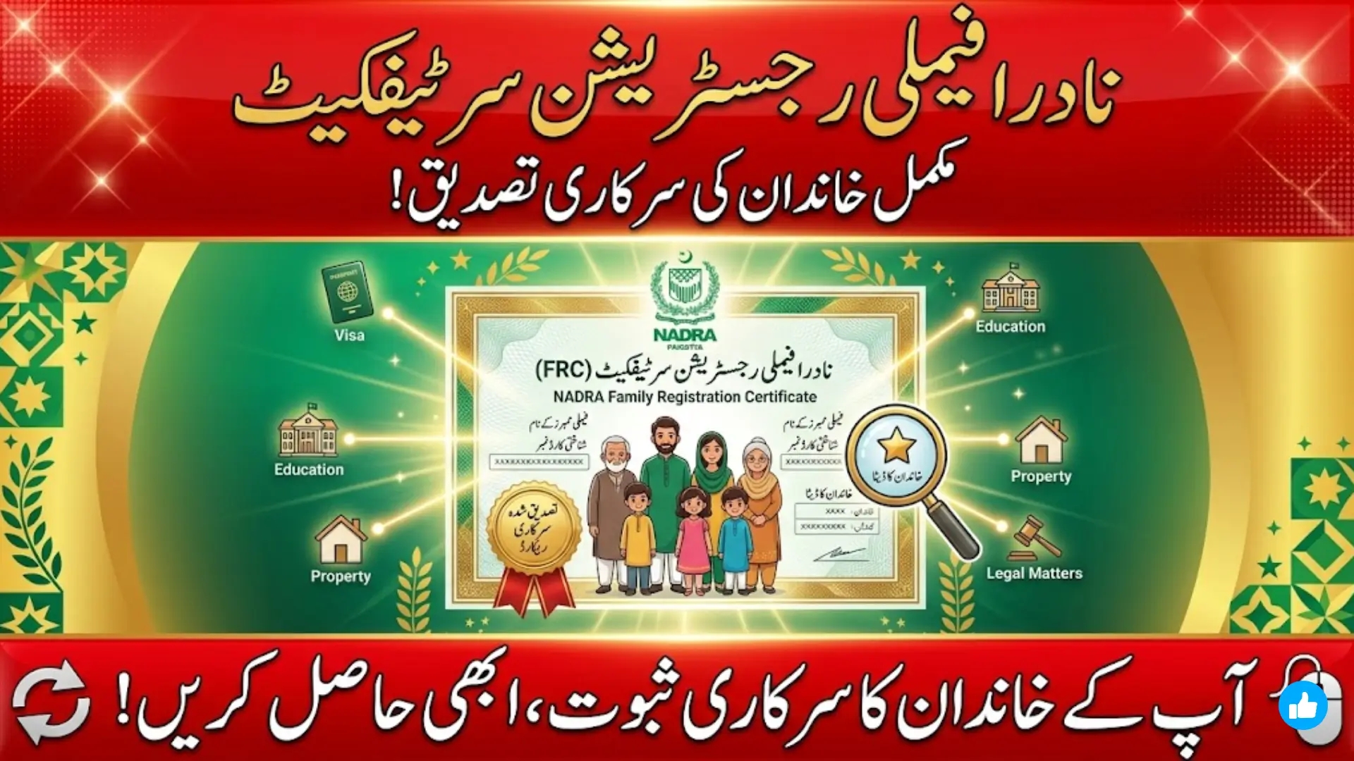 NADRA Family Registration Certificate (FRC) – Easy Online Process, Types, and Requirements