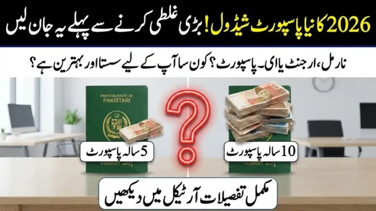 Pakistan Passport Fees and Application Guide 2026: Complete Overview for All Services
