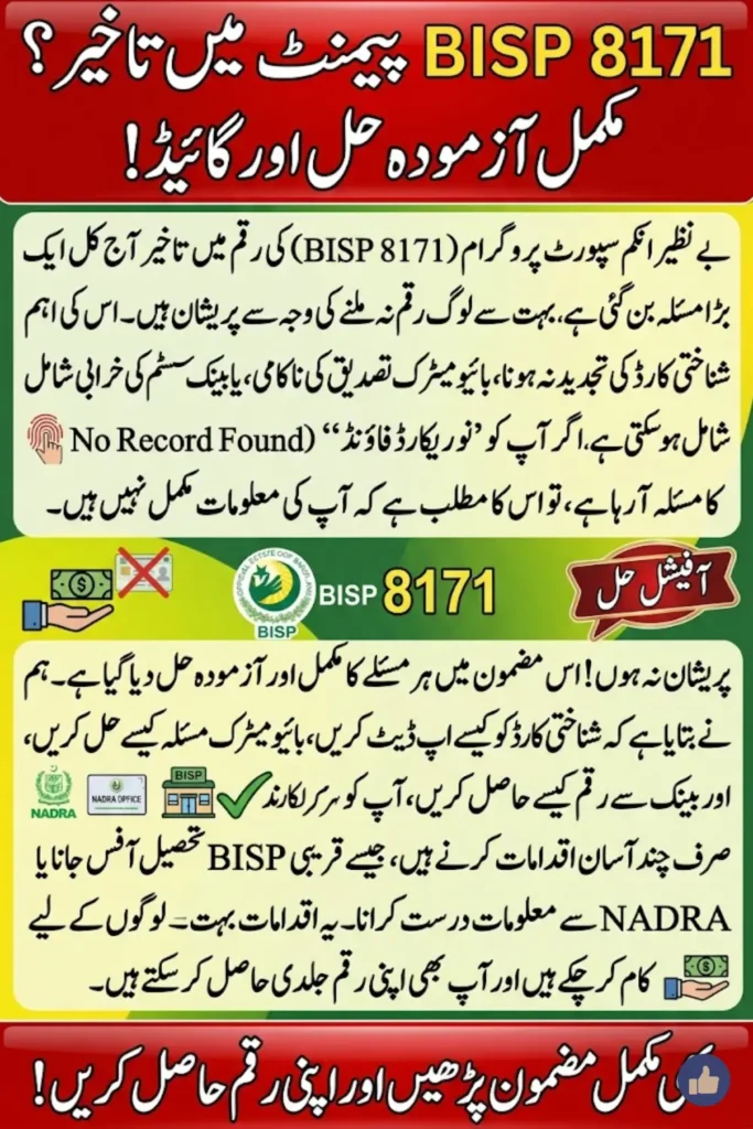 Solutions for BISP 8171 Payment Delays in Pakistan for 2026 - AidPulse Playbook