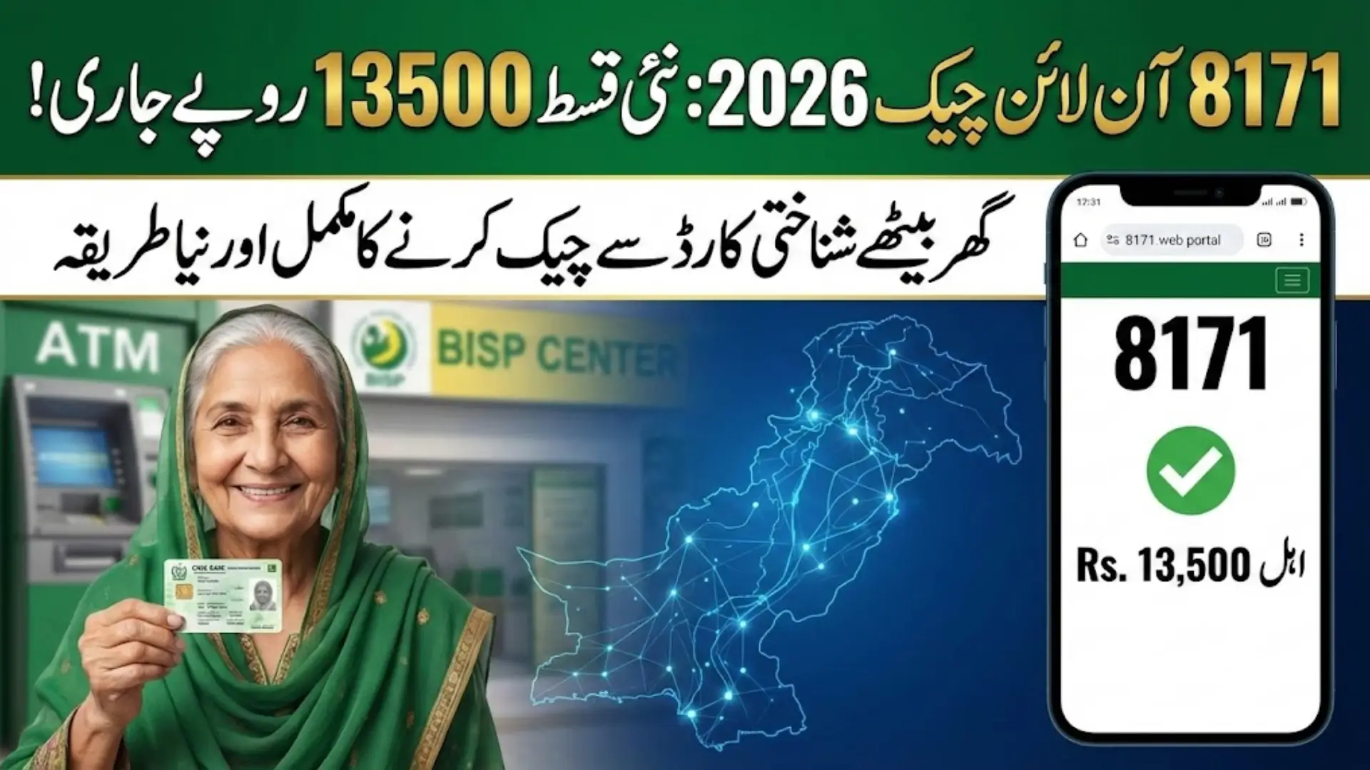 8171 Online Check 2026 Complete CNIC Verification Guide for BISP & Ehsaas Payment Status