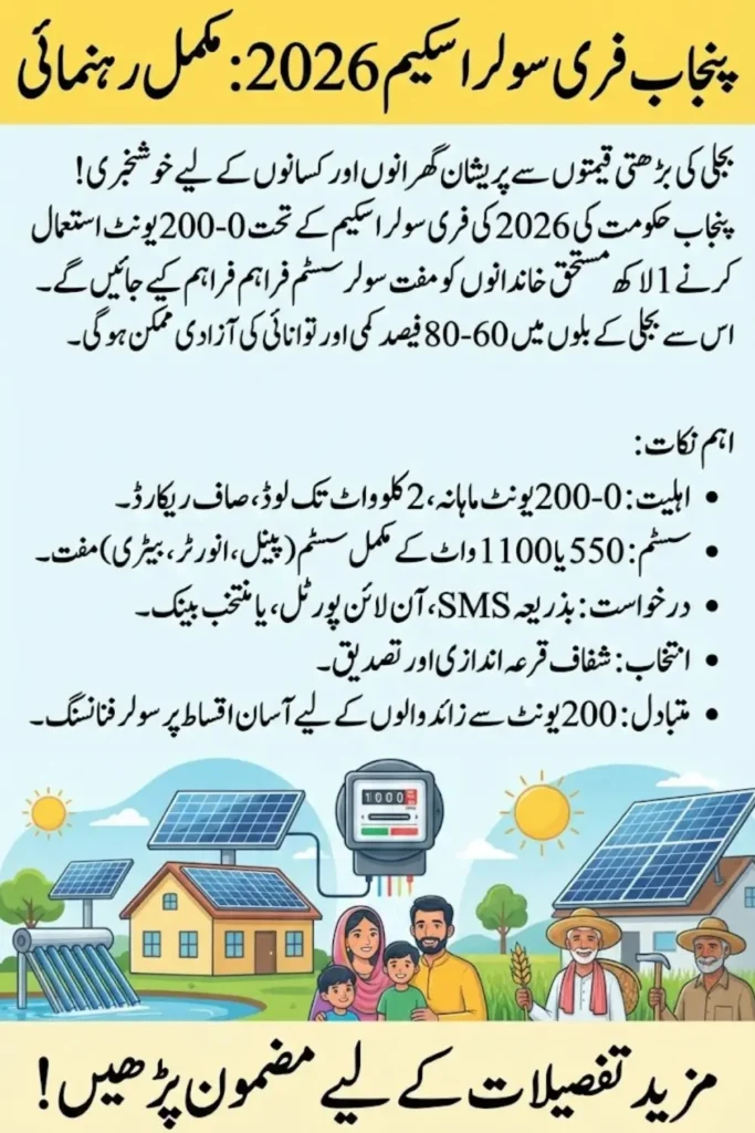 Punjab Free Solar Panel Program 2026: A Complete Step-by-Step Guide for Households and Farmers