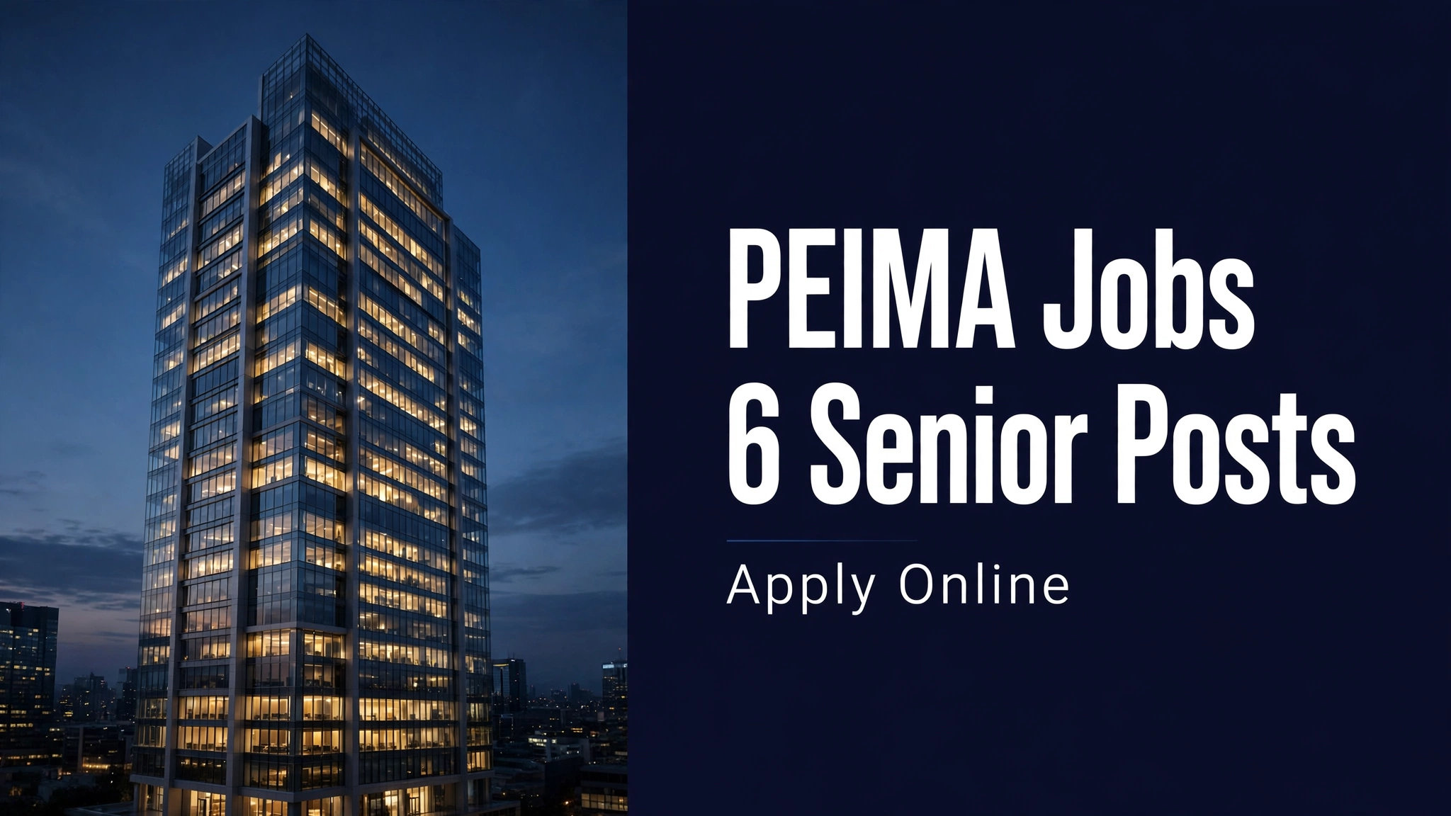 PEIMA Jobs: Director Posts With Pay Up to Rs 750,000